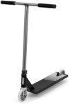 Slamm Strobe Pro - Black/Silver | Premium Complete Trick Scooter for Intermediate and Advanced | 110mm Nylon Wheels with SHR Urethane and ABEC 9 Chrome Bearings | Kick Stunt Scooter