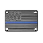 Milspin Thin Blue Line Metal Morale