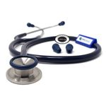 IS IndoSurgicals Silvery II-SS Stethoscope (Blue)