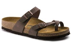 Birkenstock MAYARI Birko-Flor Nubuck, Women’s Flip Flop Sandals, Brown (Mocca), 7.5 UK (41 EU)