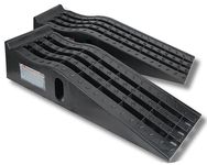 PEAKTOW Car Ramp 6-1/4" Lift 6,500 Lbs Capacity Per Pair 13,000 Lbs G.V.W, Vehicle Service Ramp, 2-Pack, Black, PTN0003