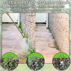 Pro-Kleen NOGROW Weed Killer, 3 x 4L – Powerful Garden Herbicide