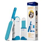 Lint and Pet Hair Remover for Laundry, Clothes, Couches, Cars, Furniture and Fabric. Reusable Dog and Cat Fur Wizard Removal Brush. Better Than Lint Rollers. ALLISTAR