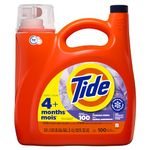 Tide Liquid Laundry Detergent, Iris Bouquet Scent, HE Compatible, Cold Water Clean Liquid Detergent, 3.9 Litres, 100 Loads