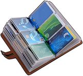 RFID Credit Card Holder Book,Leathe