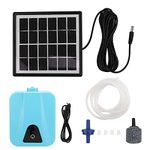 AP003 Solar Powered Air Pump (AC/DC) Dual-Use Solar Pond Aerator Oxygenator Pump for Aquariums