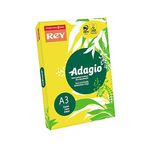 Papyrus Adagio Coloured Printing Paper 500 Sheets Laser Inkjet Copier Printer 80 g A3 Intense Yellow