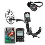 XP Metal Detectors Deus II + HF2 and WSA ST - High Multi-Frequency Metal detectors Ideal for Gold, with Remote Control, HF2 High Frequency Coil and WSA ST Wireless Headphones (DEUS2-ELLHPRCWAST)