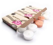 Musk Tealight Candles Variety 3 Pack (18 Highly Scented Tea Lights) - Pinyon & Patchouli, Nag Champa, Oakmoss & Amber - Made with Natural Fragrance Oils - Incense & Earth Collection