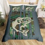 Kids Green Camouflage Bedding Set C