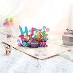 Lovecraft Beautiful Greeting Cards | 3D Popup Greeting Cards for Boyfriend, Girlfriend, Husband, Wife, Friend, Family, Brother, Sister, Happy Birthday Wishes | Handmade Happy Birthday Greeting Cards