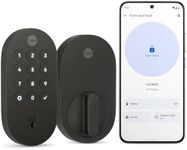 Yale Matte Black Keyed Deadbolt Sma