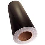 Matte Black Vinyl Adhesive Roll 12"