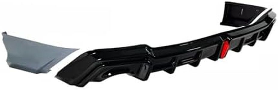 AUTRAGO Rear Bumper Diffuser Compatible with for 2022 2023 2024 2025 Honda Civic Sedan YOFER V2 REAR DIFFUSER+ CORNER SPATS (Grey)