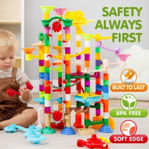 JOYIN Glowing Marble Run Set – 236-Piece STEM Toy for Kids