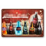 PSIAM Poster Metal Sign Vintage Tin Sign Art Home Accessories Vintage Metal Plaque Iron Painting Rusty Wall Decor Poster for Bar Kitchen Garage Restaurant Coffee Art 12 X 8 Inch