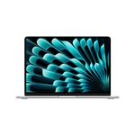 Apple 2024 MacBook Air 13-inch Laptop with M3 chip: 13.6-inch Liquid Retina Display, 8GB Unified Memory, 256GB SSD Storage, 1080p FaceTime HD Camera, Touch ID; Silver, English Backlit Keyboard