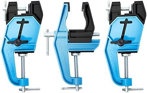 XCMAN Alpine Ski Vise PRO for Ski Tuning and Waxing Adjustable Angle and Height Durable and Stable - Jaw Opens up to 105mm