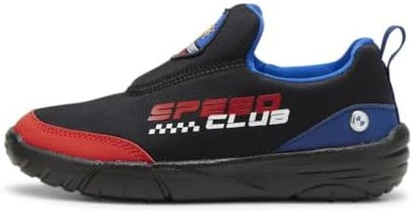 PUMA Unisex-Child BMW M Motorsport Bao Kart Sneaker, Puma Black, 3 Little Kid