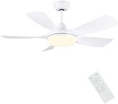 Newday 42inch White Ceiling Fan wit