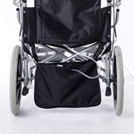 Fushida Wheelchair Under Basket for Infusion Bag, Urine Urainage Bag Holder, A Dignified of Wheelchair Storage Bag, Oxford for Kidney Client(Black, FYH245)