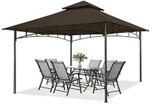 MASTERCANOPY Soft Top Outdoor Garden Gazebo for Patios and Backyard (11x11, Brown)