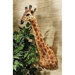 Design Toscano African Giraffe Trophy Wall Sculpture