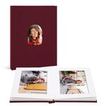 Vienrose Premium Small Photo Album 4x6 for 20 Pictures, Linen Cover Photo Book with Writing Space, Ideal for Wedding Albums, Baby Books, and Travel Journals