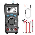 Themisto TH-M100 AC/DC Current, True RMS Digital Multimeter | 6000 Counts |10A | Black