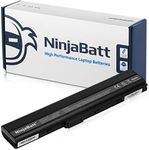 NinjaBatt Battery for Asus A32-K52 A42 K52J K52N K42J K42JC A52F A42-K52 X52F K52 A41-B53 K42F A41-K52 K52F A62 X42 X52J A52J A42J K52JC - High Performance [6 Cells/4400mAh/48wh]