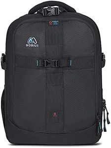 MOBIUS Trendsetter SLR/DSLR Backpack Camera Bag with Rain Cover|100% Waterproof Bag with 15.4Inch Laptop Compartment, Tripod Holder|Suitable for 18-135/70-200/85-F1 8 Lenses Battery Charger Card Slot
