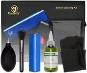 Koolbitz Screen & Keyboard Cleaning Kit for Phone, Tablet & Computers, Gifts for Men, Screen Cleaner, Monitor & Keyboard Cleaner, Air Duster & Brush (Blue Screen Cleaner)