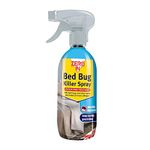 Zero In 500 ml Bed Bug Killer Spray, Long-Lasting, Solvent-Free, Odourless, Water-Based Household Treatment, Kills Bed Bugs and Dust Mites - Clear