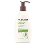 Aveeno Positively Radiant Brightening Facial Cleanser for Sensitive Skin, Targets Dull Skin, Moisture Rich Soy Extract, Non-Comedogenic, Oil- & Soap-Free, Hypoallergenic, 11oz / 325ml