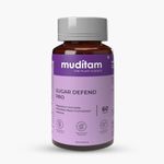 Muditam Sugar Defend Pro | Helps to manage | Weight Management | SUGAR FREE | Helps to regenerate B - cells | Sugar Care Vegan friendly | Pack of 1 Bottle | 60 tablets..