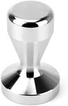 Coffee Tamper, Stainless Steel Espresso Coffee Bean Press Base Espresso Tamper Tool (Silver(58mm))