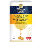 Manuka Health Natural Honey Sore Throat Soothing Lozenges | Cough Cold and Flu Remedy Drops for Adults | Made with Raw MGO 400+ Honey | Infused with Vitamin C Lemon Flavor