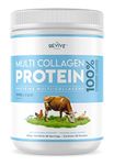 Multi Collagen Peptides Protein Powder - 454g - Types I, II & III - Grass Fed Bovine, Wild Caught Marine & Free Range Chicken. Non GMO, Gluten Free