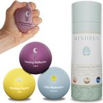 Mindzens Calming Stress Balls for Adults, Aromatherapy Infused for Anxiety & Stress Relief, Promote Mindfulness & Improve Focus, Multi Strength Hand Grip Exercise & Boho Style Sensory Fidget for Kids