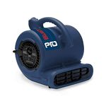 BlueDri 1/4 HP 900 CFM Air Mover for Water Damage Restoration Equipment Carpet Dryer Floor Blower Fan Home and Plumbing Use