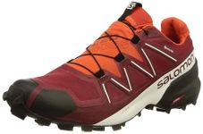 SALOMON Men's Speedcross Gore-TEX Hiking Shoe, Biking Red/White/Black, 9.5 UK