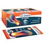 Insole Foot Warmers Long-Lasting Heating up tp 9h Air Activated Disposable Feet Warmers for Men & Women 22pairs 5-8inch