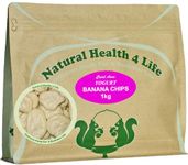 Natural Health 4 Life Carol Anne Confectionery Yogurt Banana Chips 1 kg in Resealable Pouch (1 Pouch)