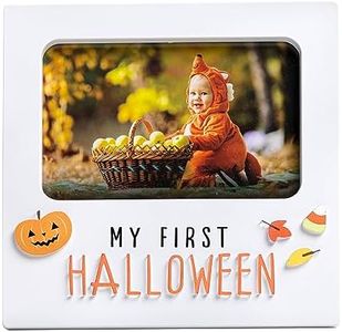 Reece Studio My First Halloween 3D Frame, Newborn Keepsake Photo Frame, Baby Holiday Picture Frame, Fall Home Decor for Baby Girl or Baby Boy