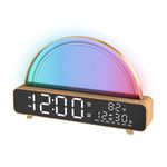 ANYPLUS Sunrise Alarm Clock Wake Up Light for Kids, Bedrooms, Digital Sunlight Alarm Clock Dawn Simulator with Touch Night Light, 13 Soothing Sounds, Snooze Timer, Dual Alarms, Sunrise Simulation