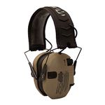 Walker's's Razor Slim Electronic Shooting Hearing Protection Muff (American Flag Distressed, Tan), Tan, One Size