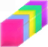 Sooez 25 Pack Clear Document Folder