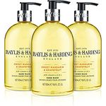 Baylis & Harding Sweet Mandarin and Grapefruit Hand Wash, 500 ml (Pack of 3) - Vegan Friendly