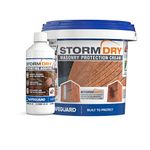 Stormdry Masonry Waterproofing Cream 5L + Stormdry Repointing Additive I - BBA Approved Brick Sealer - 25 Year Protection Against Penetrating Damp