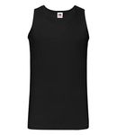 Fruit of the Loom Valueweight 61-098-0 Men’s Athletic Vest, Tank Top - Black - Medium